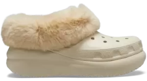 image of Crocs Furever Crush Shoe Shoes Unisex Bone W4/M3