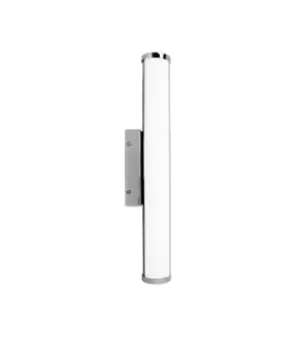 Image of Bathroom Wall Lamp Large, 1 x 12W LED, 4000K, 848lm, IP44, Polished Chrome