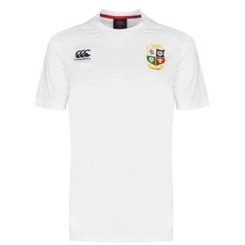 Image of Canterbury British and Irish Lions Jersey T Shirt Mens - White