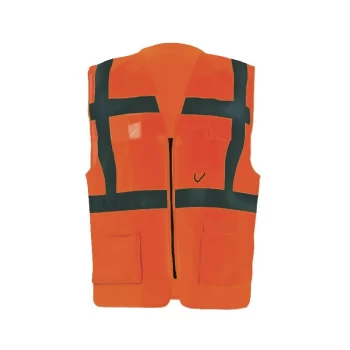 Image of Hi-vis Executive Vest (EN20471) Orange - 3XL - Tuffsafe