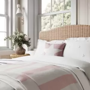 Image of Helena Springfield Star Kingsize Duvet Cover Set, White