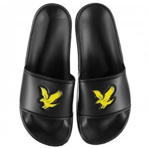 image of Lyle and Scott Chief Sliders - True Black 572