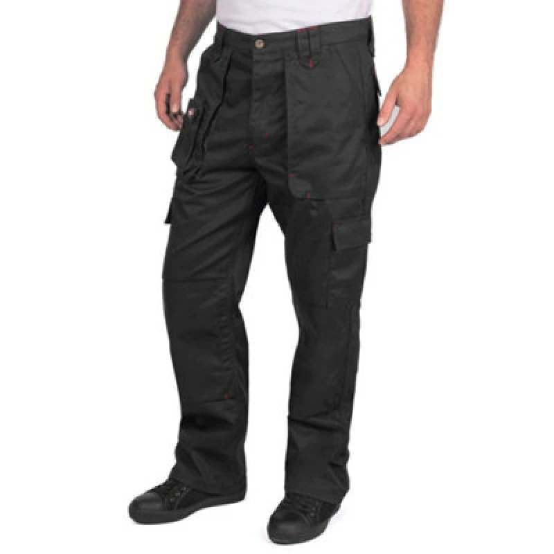 Image of Lee Cooper Workwear Lee Cooper Workwear Men Multi Pocket Trouser in Black Size: 36R Black 36R Male 5050217210360