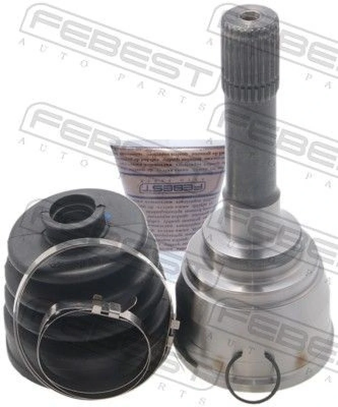 Image of FEBEST 0710-012 Joint, drive shaft Front Axle Joint,drive shaft (236)