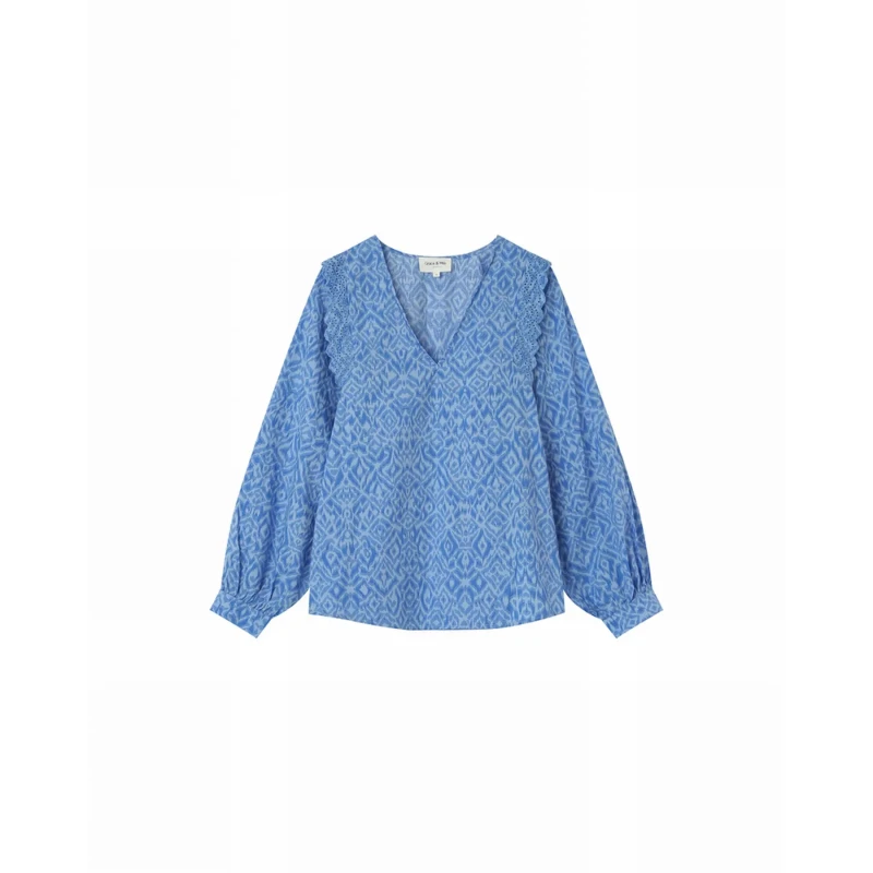 Image of Grace & Mila Womens blouse Grace & Mila Geza Bleu Female S