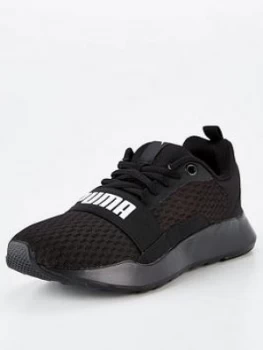 Image of Puma Wired, Black, Size 3, Women