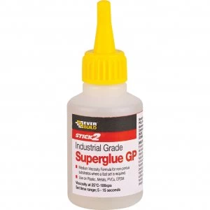 Everbuild Industrial General Purpose Super Glue 50ml