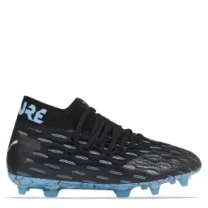 Image of Puma Future 6.1 NETFIT Juniors Firm Ground Football Boots - Black