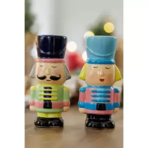 Image of KitchenCraft The Nutcracker Collection Ceramic Salt and Pepper Set