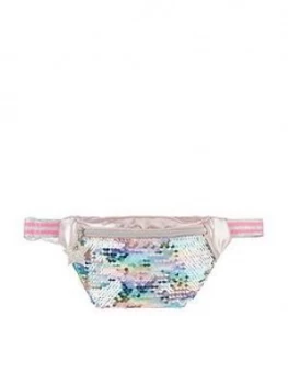 Image of Accessorize Girls Glitter Sequin Belt Bag - Multi