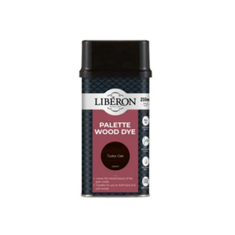 Image of Liberon Palette Wood Dye Tudor Oak 250ml Tudor Oak