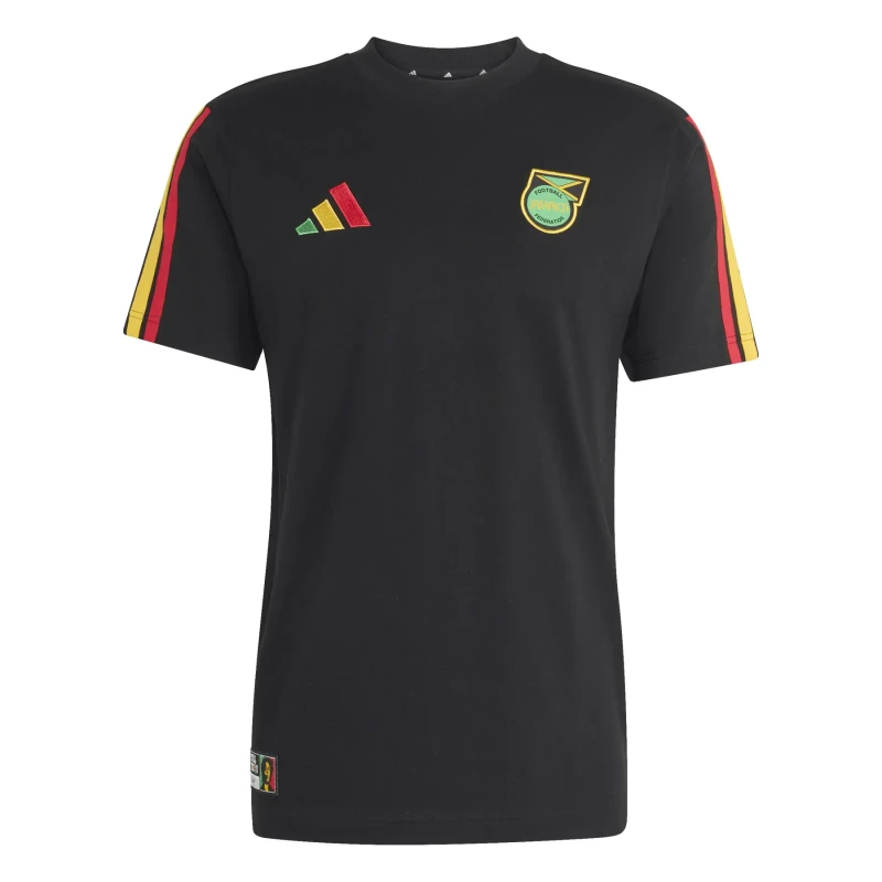 Image of Adidas Jamaica T-Shirt DNA Coupe du Monde 2026 Noir Male XL JY5218