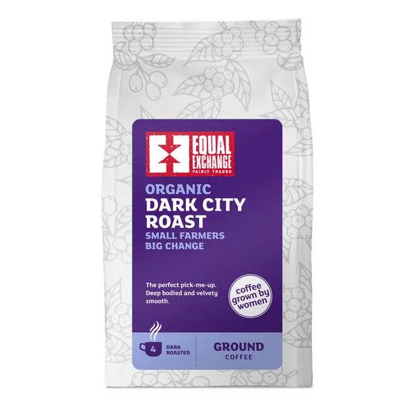 Image of Equal Exchange Organic Dark City Roast Ground Coffee 227g