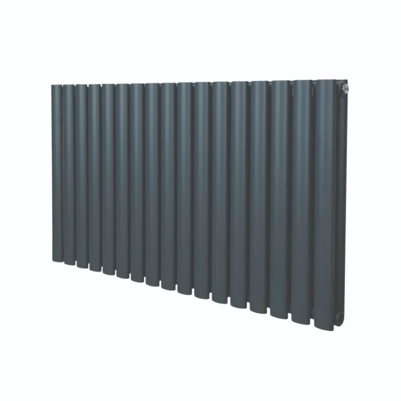 Image of Monstershop Oval Radiator - 600 x 1020mm - Anthracite Grey