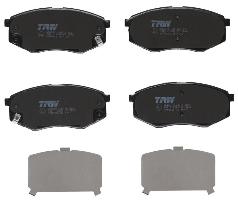 Image of TRW GDB3553 Brake pad set with acoustic wear warning Brake Pad Set,disc brake (402)