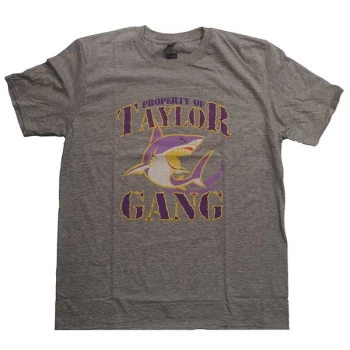 Image of Taylor Gang Entertainment - Property of Unisex Large T-Shirt - Grey