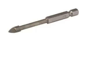 image of Silverline 128963 Tile & Glass Drill Bit Hex Shank - 6Mm