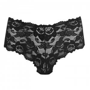 Figleaves Millie Lace Short - black