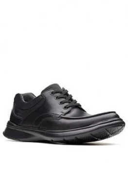 Image of Clarks Cotrell Edge Shoe - Black Smooth Lea, Size 10, Men