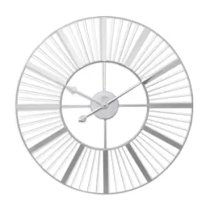 Image of Acctim Gardener Silver Indoor/Outdoor 60cm Wall Clock