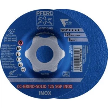 image of PFERD 64189125 Grinding disc Ø 125mm 10 pc(s)