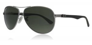 image of Ray-Ban Carbon Fibre Sunglasses Gunmetal 004/N5 Polariserade 61mm