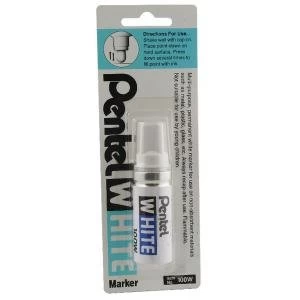 image of Pentel Paint Marker Bullet Tip Medium White BCX100W