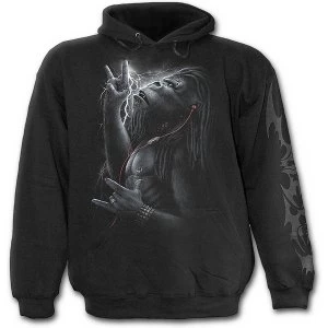Image of Devolution Mens X-Small Hoodie - Black