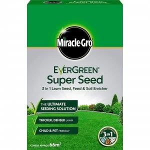 Image of Miracle-Gro EverGreen Super Seed Lawn Seed 2kg - 66m2