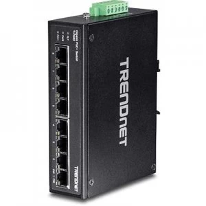 Image of Trendnet TI-PG80 network switch Unmanaged L2 Gigabit Ethernet (10/100/1000) Black Power over Ethernet (PoE)