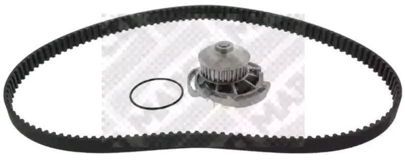 Image of MAPCO 41718 Water Pump + Timing Belt Kit Number of Teeth: 128 Water Pump & Timing Belt Kit (3096)