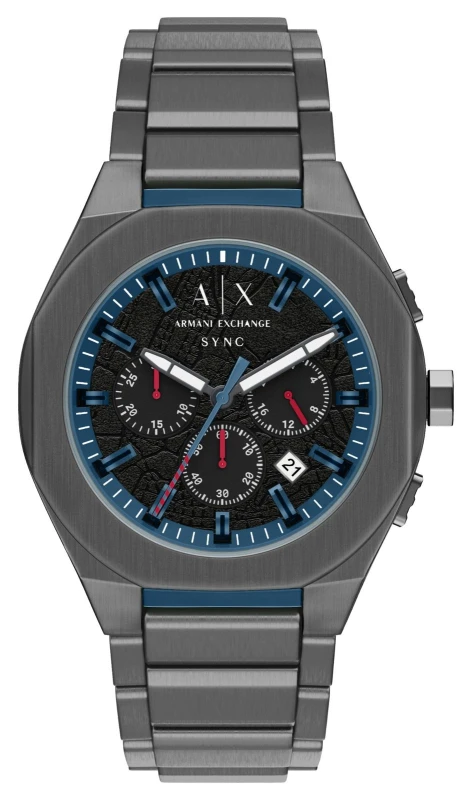 Image of Armani Exchange AX4295 Quartz Chronograph (44mm) Textured Watch