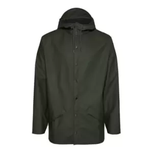 Image of Rains Hooded Jacket - Green