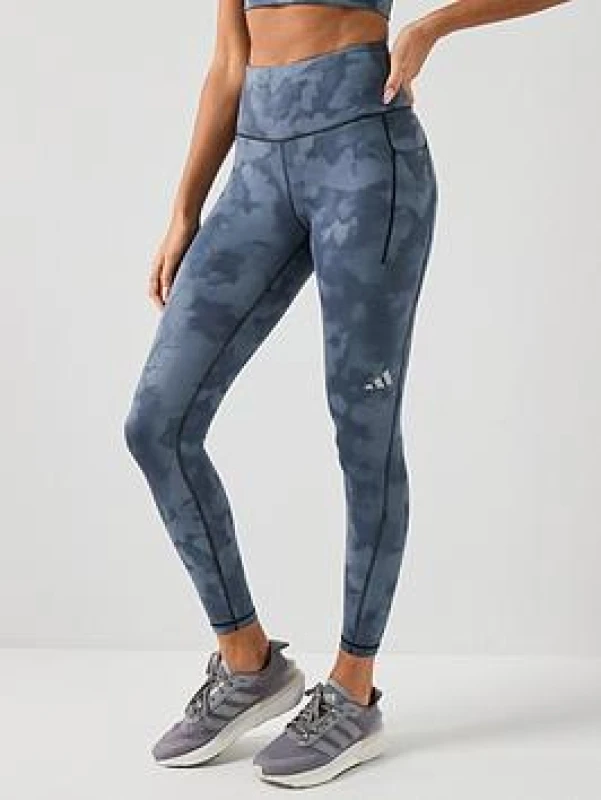 Image of Womens 7/8 leggings adidas ADI365 Climacool AOP Noir Female XS