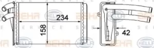 Image of Behr Heat Exchanger 8FH351045-101 70818672 Genuine replacement Car part