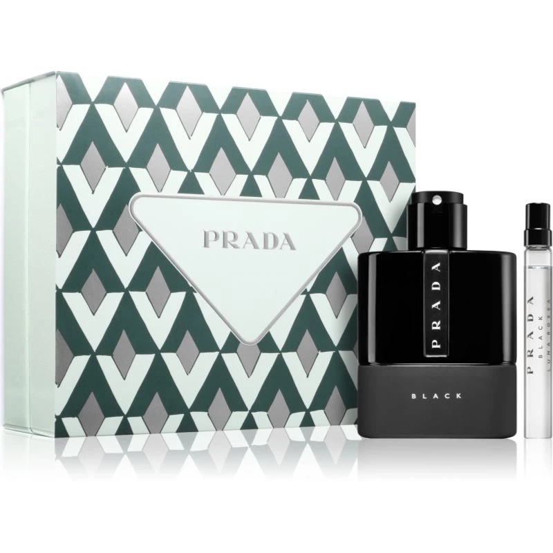 Image of Prada Luna Rossa Black Eau de Parfum 100ml Gift Set (Worth £121)