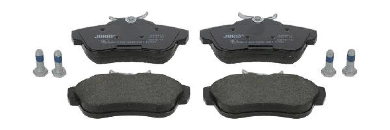 Image of JURID 573281J Brake pad set not prepared for wear warning indicator, with accessories Brake Pad Set,disc brake (402)