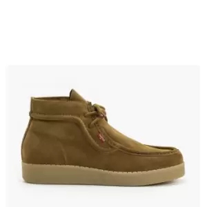 Image of Rvn Red Tab Ankle Boots in Suede