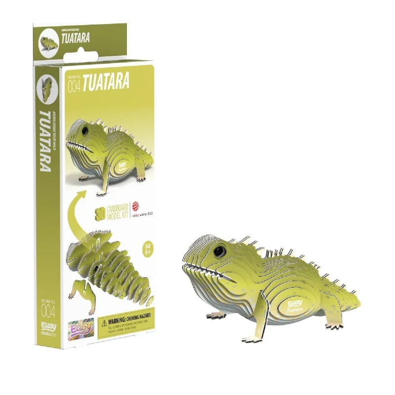 Image of Eugy Euy 3D Tuatara Lizard Craft Kit Multi