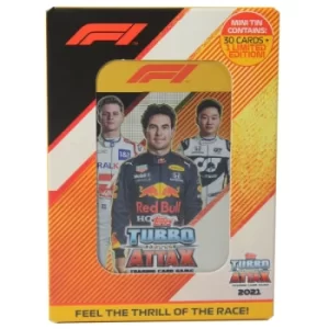 Image of Topps F1 Turbo Attax 2021 Mini Collector Tin