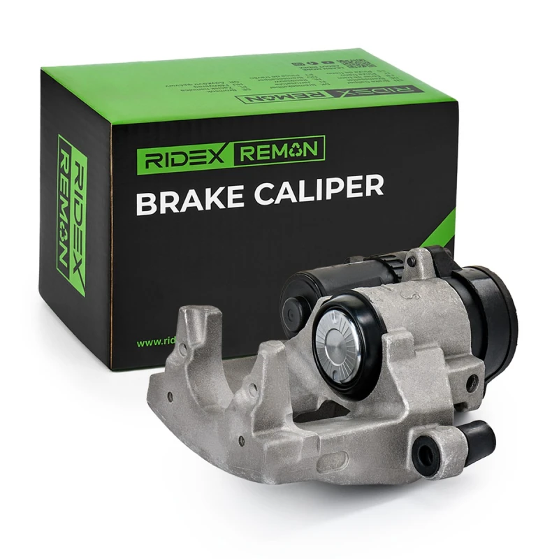 Image of RIDEX REMAN 78B3136R Brake caliper Rear Axle Right, for vehicles with electric parking brake Aluminium Brake Caliper (78)
