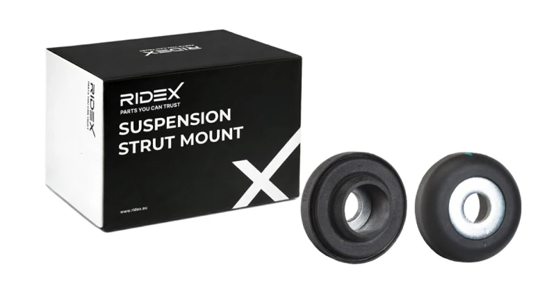 Image of RIDEX 1180S1180 Top strut mount Front axle both sides, with ball bearing Suspension Strut Support Bearing (1180)