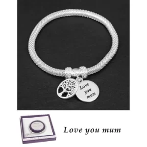 Image of Equilibrium SP Mesh Tree of Life Bracelet Mum