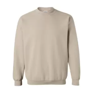 Image of Gildan Heavy Blend Unisex Adult Crewneck Sweatshirt (XL) (Sand)