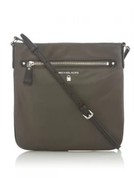 Image of Michael Kors Nylon crossbody bag Grey
