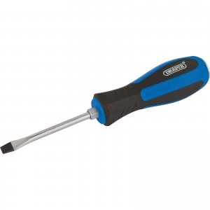 Image of Draper Pound Thru Plain Slotted Screwdriver 5.5mm 100mm
