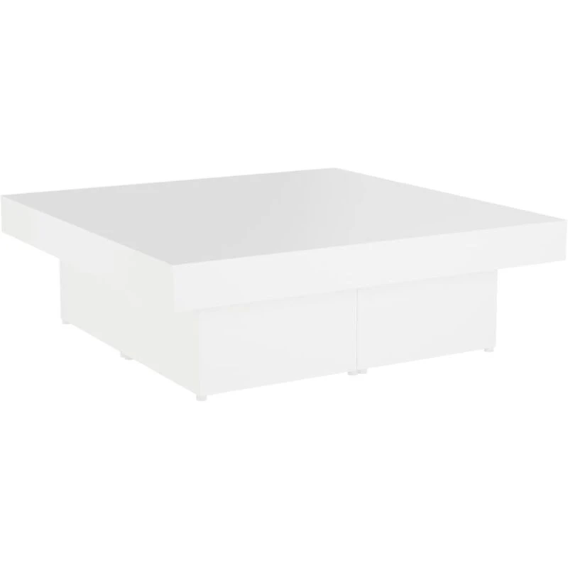 Image of VIDAXL Coffee Table White 90x90x28cm Engineered Wood Vidaxl 8720286561133