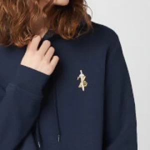 Image of Nintendo Zelda Unisex Embroidered Hoodie - Navy - XXL