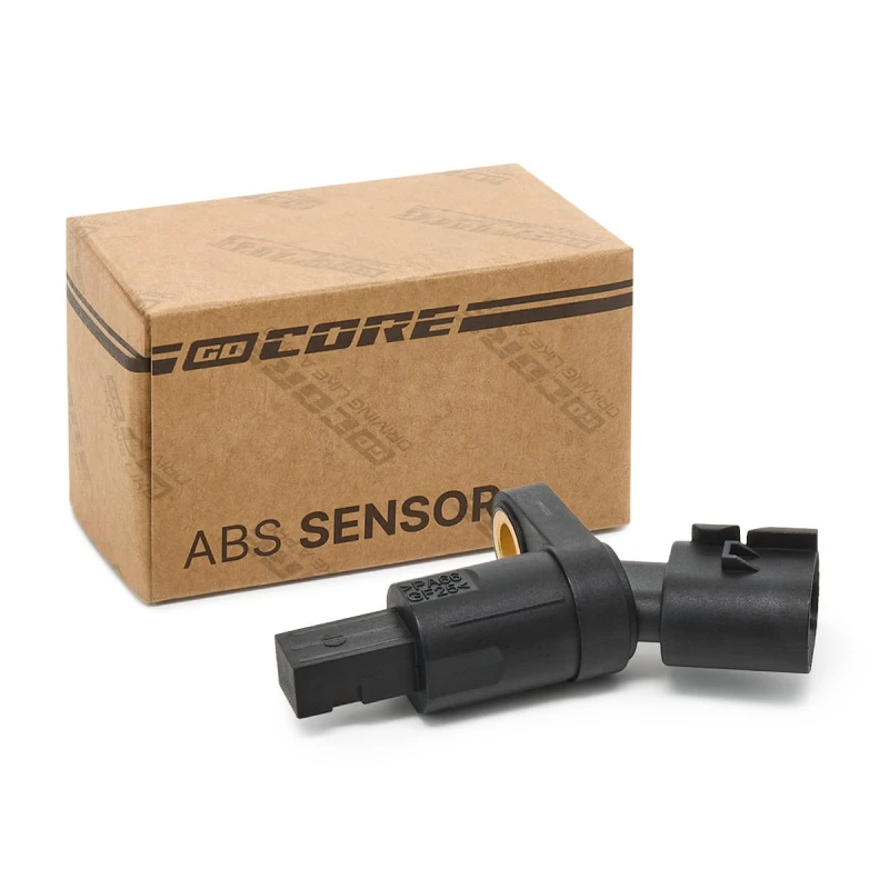 Image of goCORE GCD120219 ABS Sensor Rear Axle Right, without cable Plastic Sensor,wheel speed (412)