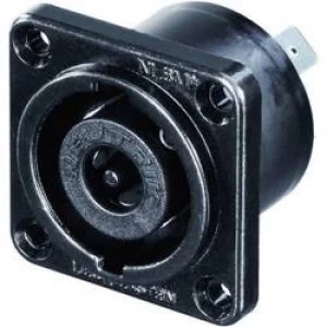 Image of Audio jack Sleeve socket straight pins Number of pins 8 Black Neutrik NLT8MP BAG